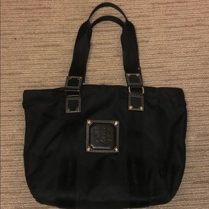 LONGCHAMP Black Nylon bag with zipper.